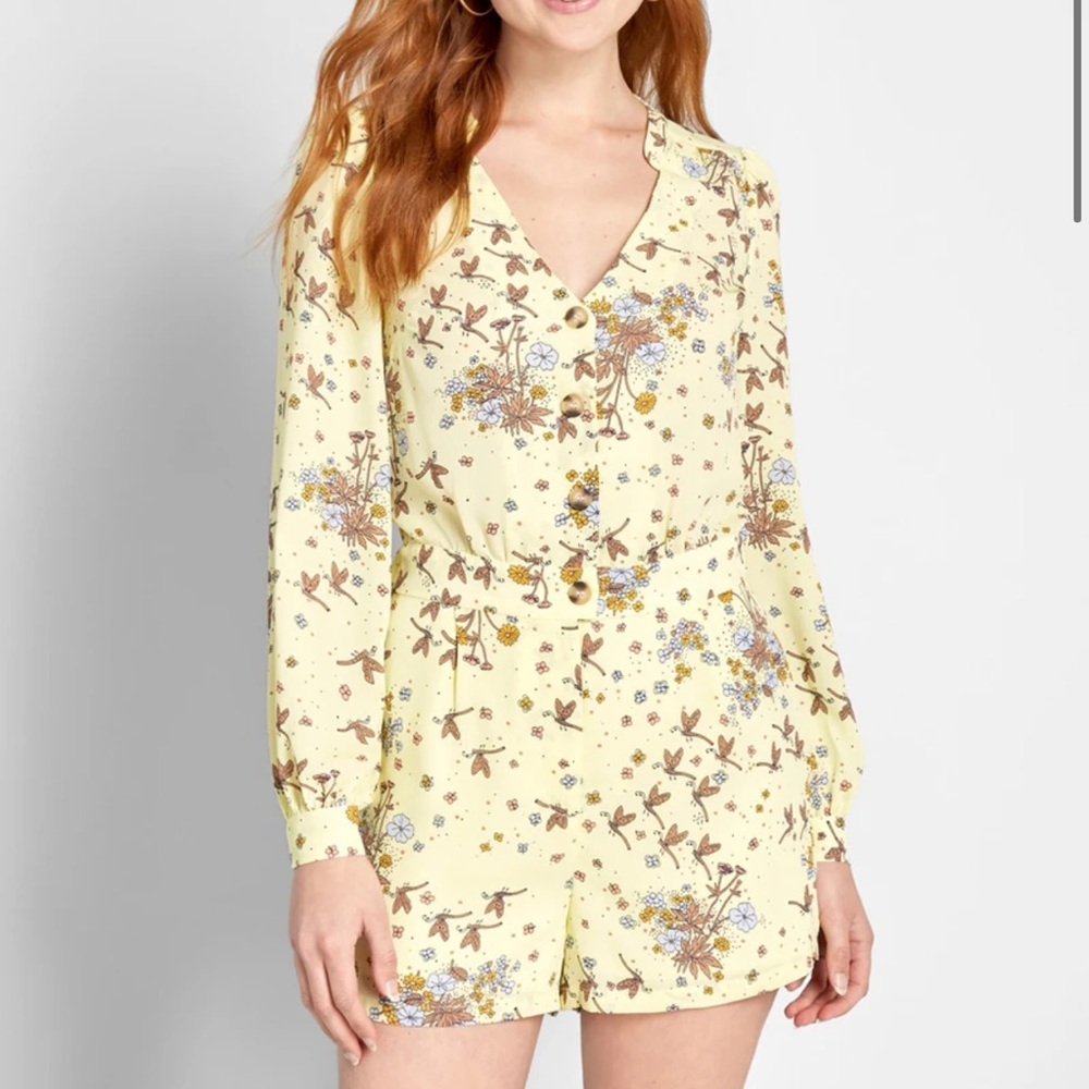 NWT ModCloth “Time to Suit Up” Romper